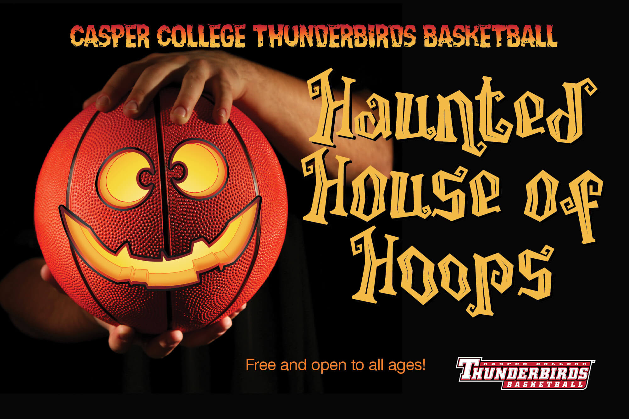 Image for "Haunted House of Hoops" press release.