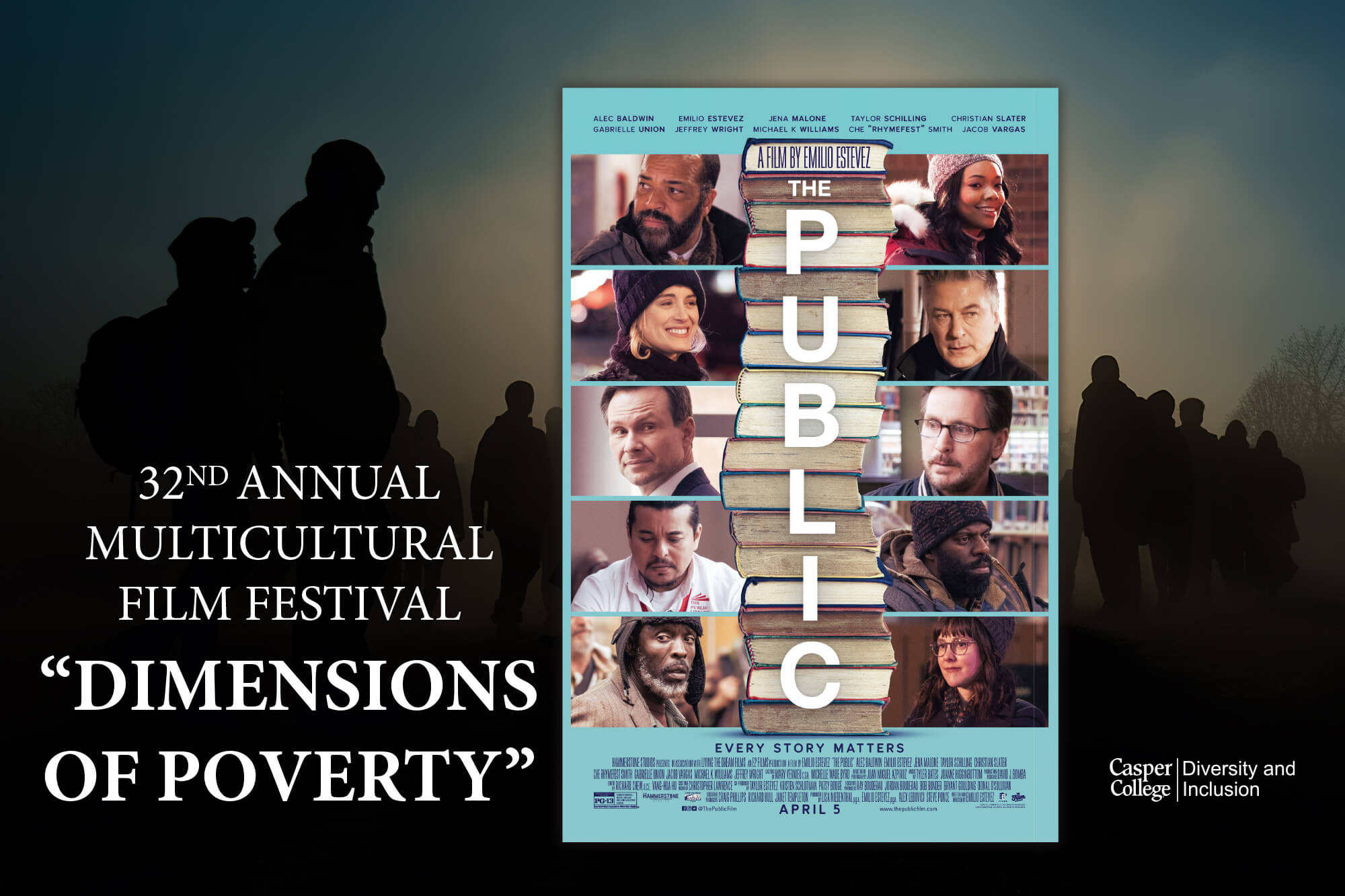 Image for Multicultural Film "The Public" press release.