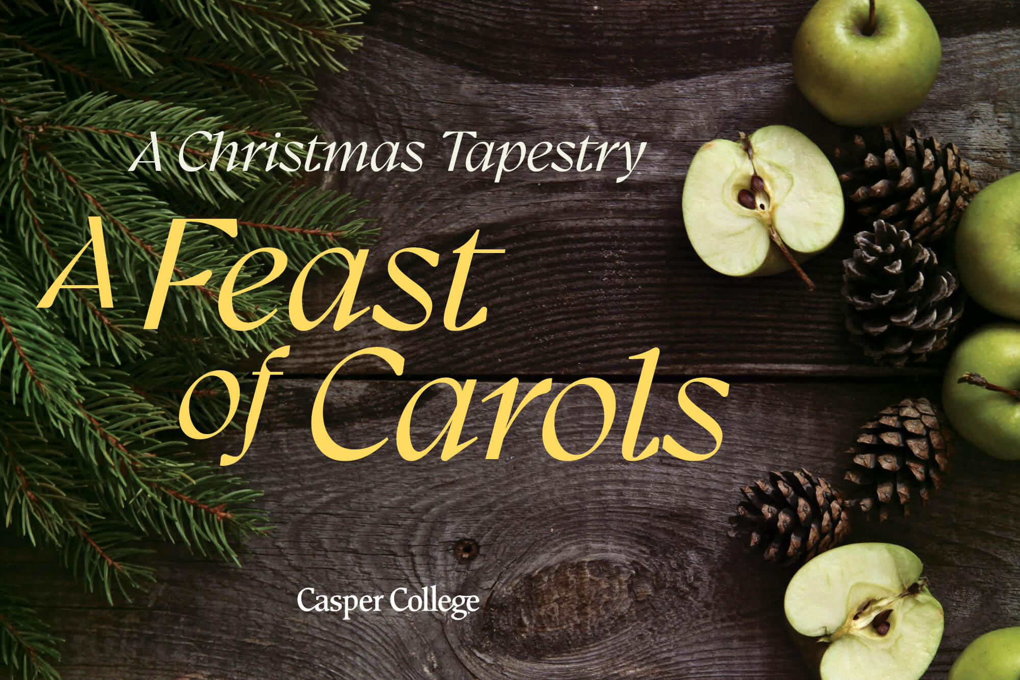 Image for the 2024 Christmas Tapestry concert press release.