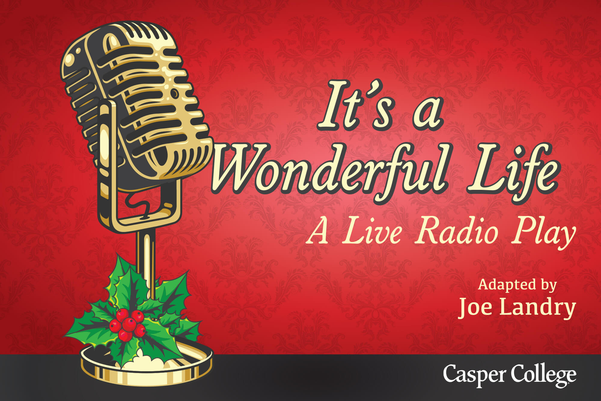 Image for "It's a Wonderful Life — A Live Radio Play" press release.