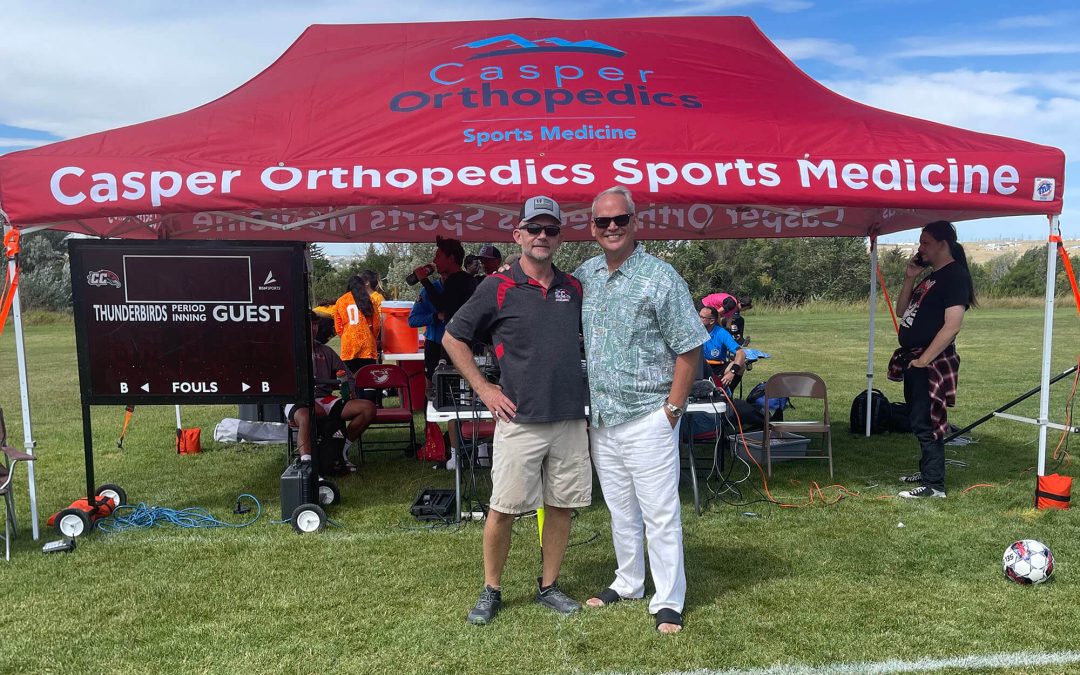 Casper Orthopedics donates soccer game tent to CC