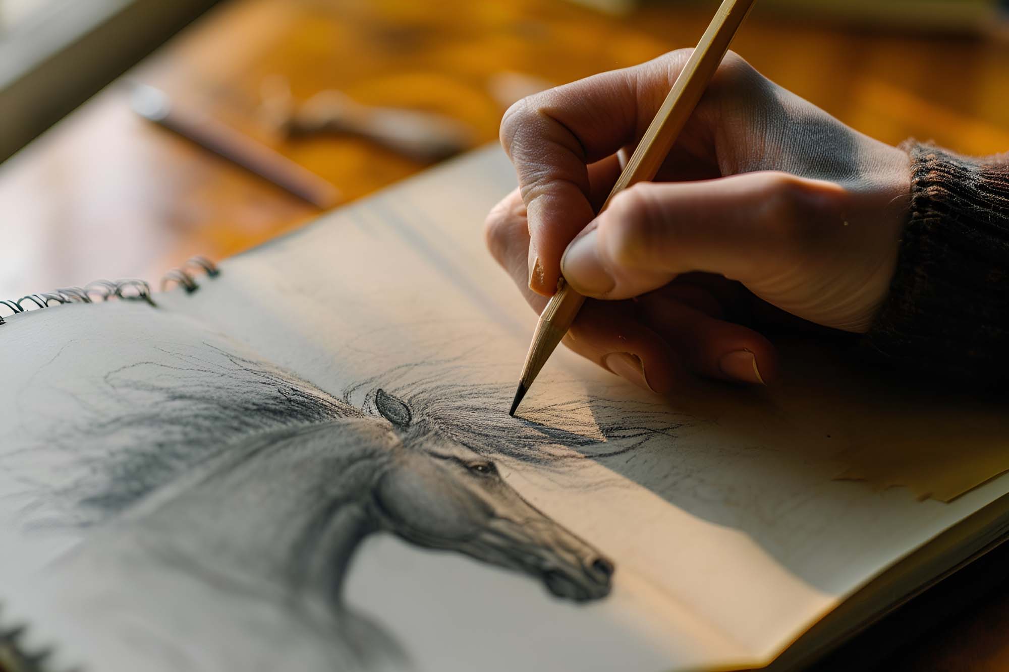 close up photo of someone's hand as they practice shading techniques with a graphite pencil