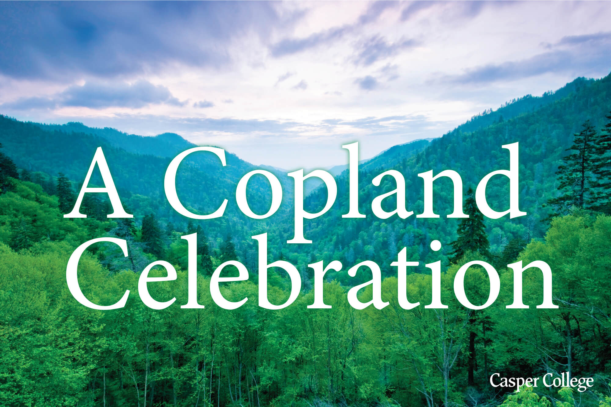 Image for "A Copland Celebration" press release.