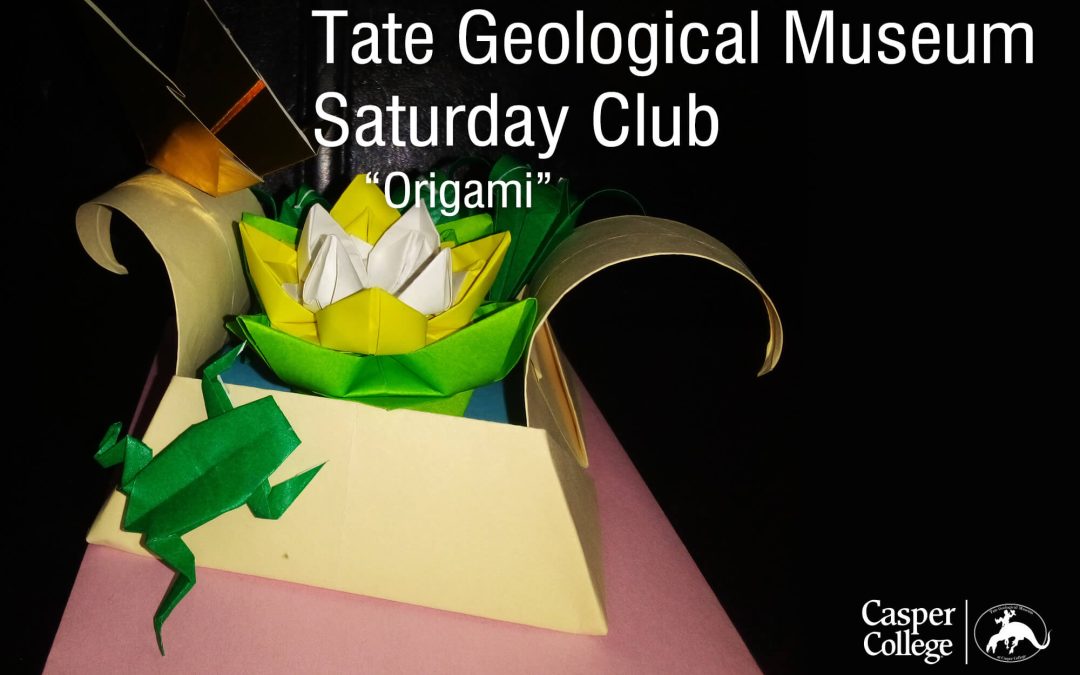 Origami learning experience at April Saturday Club