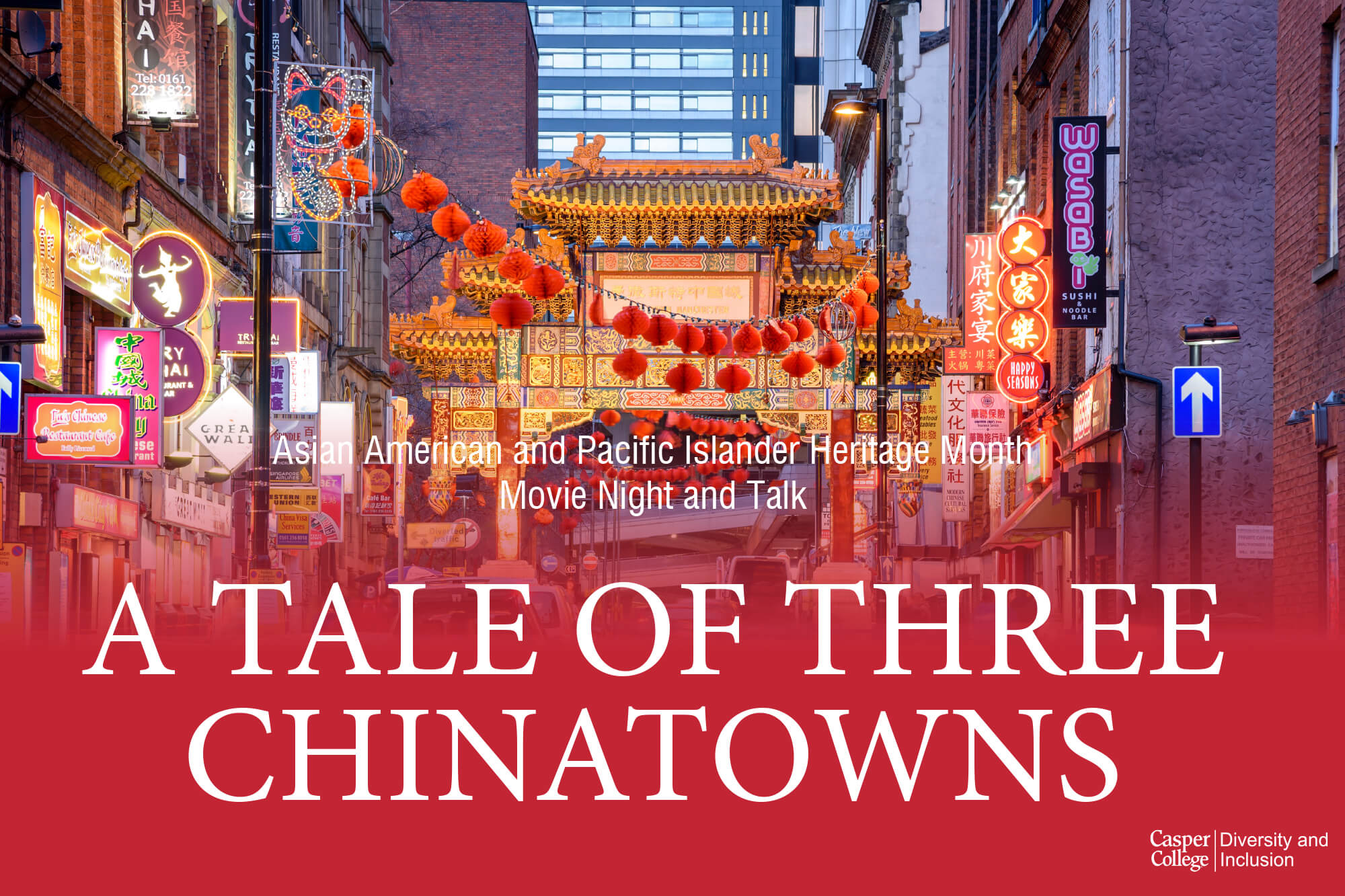 Image for "A Tale of Three Chinatowns" event press release.