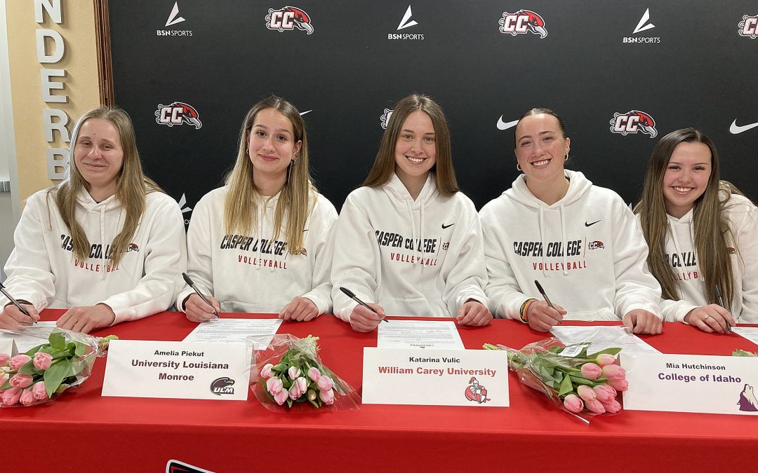 Five CC Volleyball players commit to universities