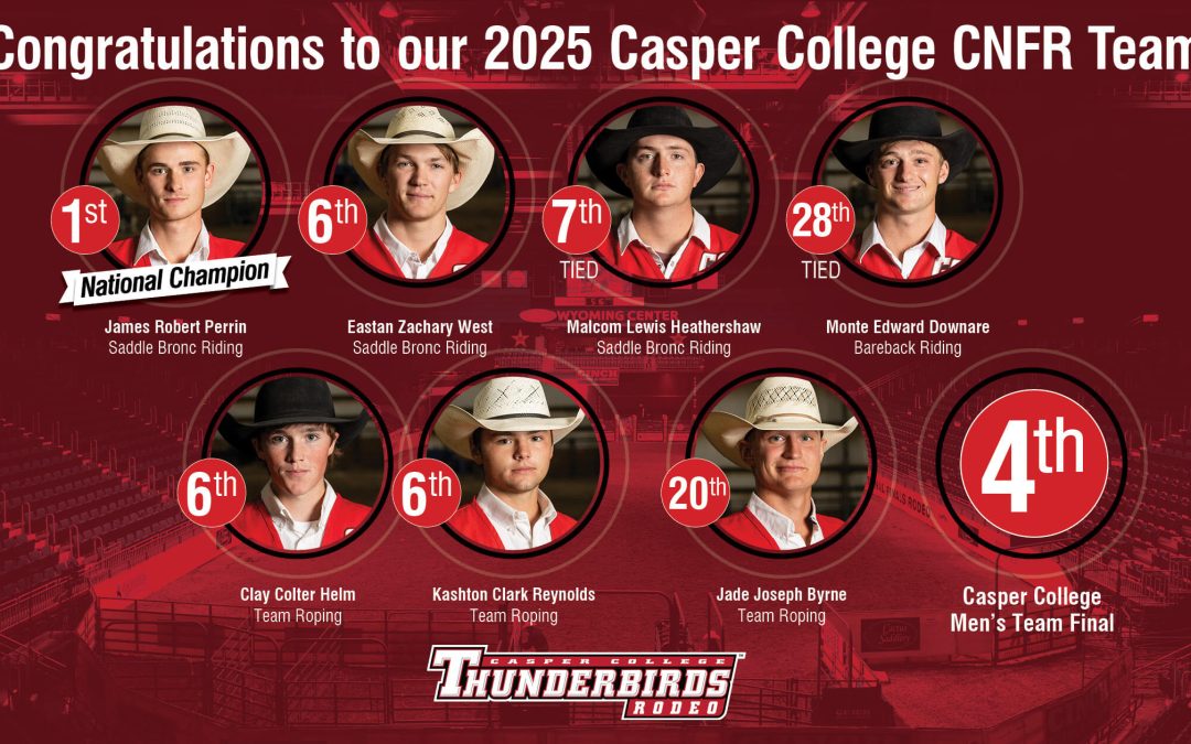 Casper College’s James Perrin crowned national champion; team takes fourth at 2025 CNFR