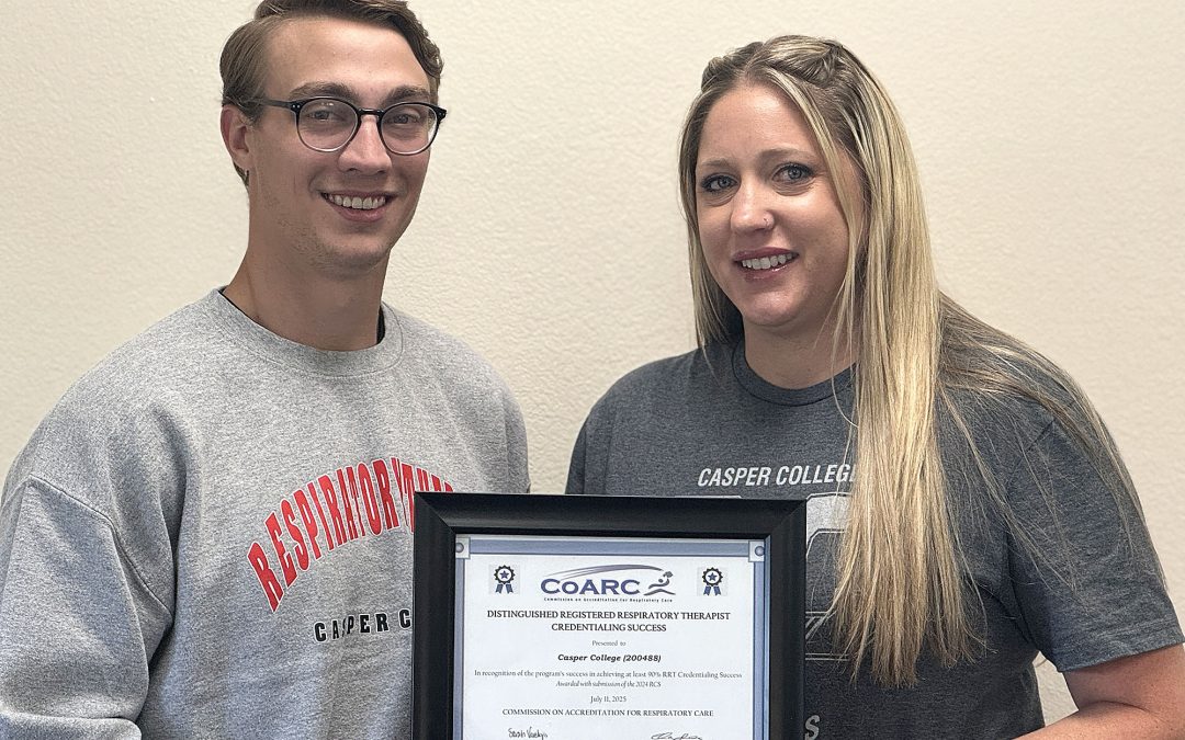 CC Respiratory Therapy program receives prestigious award for second year in a row