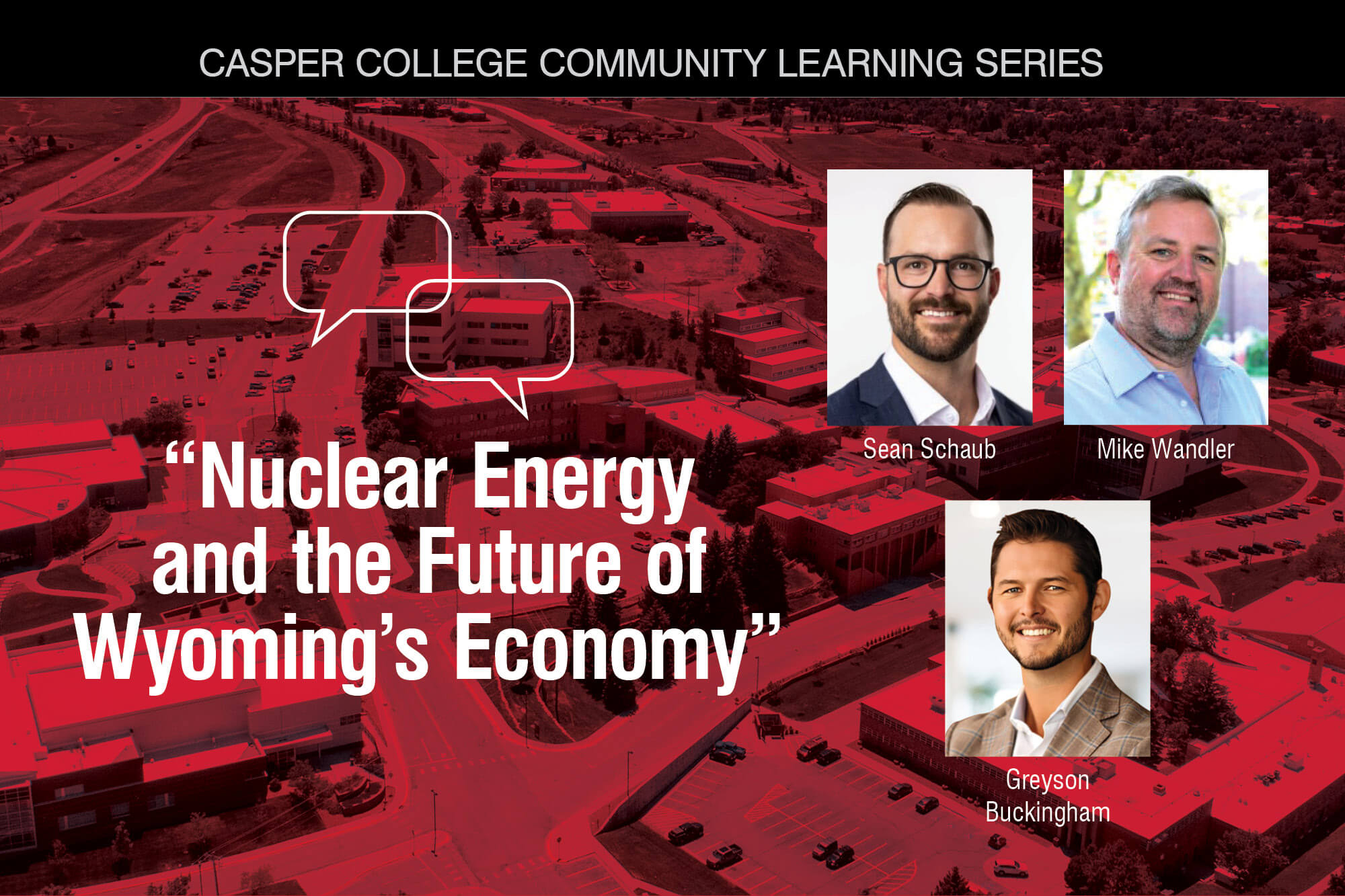 Image for Second CC Community Learning Series topic: ‘Nuclear Energy and the Future of Wyoming’s Economy’ press release.