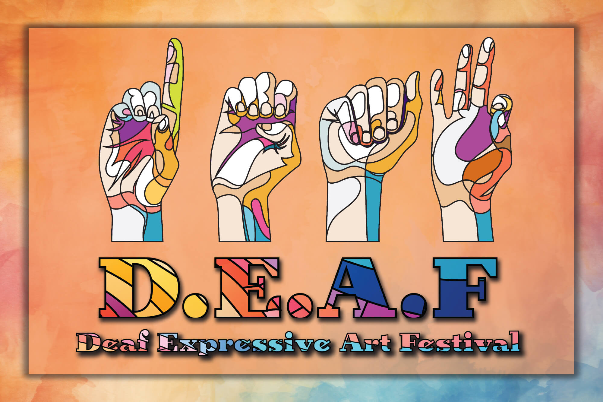Image for Deaf Expressive Arts Festival press release.