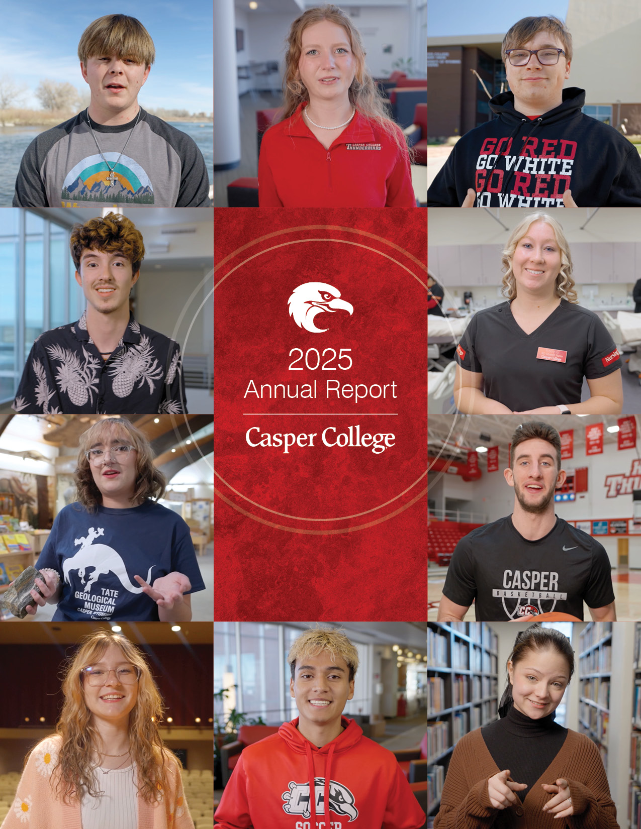 casper college live filming session 2024 annual report cover