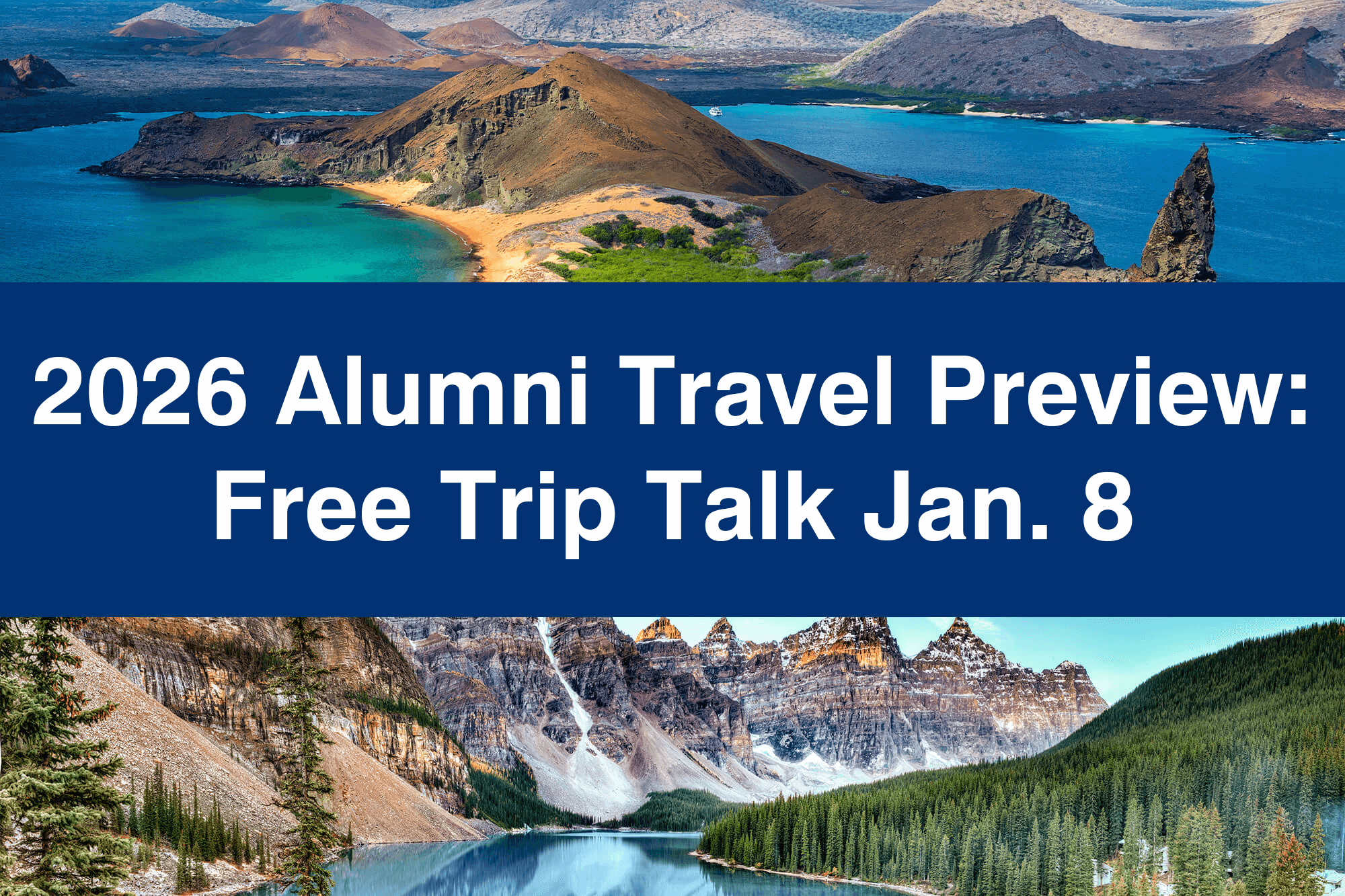 Image for trip talk event press release.