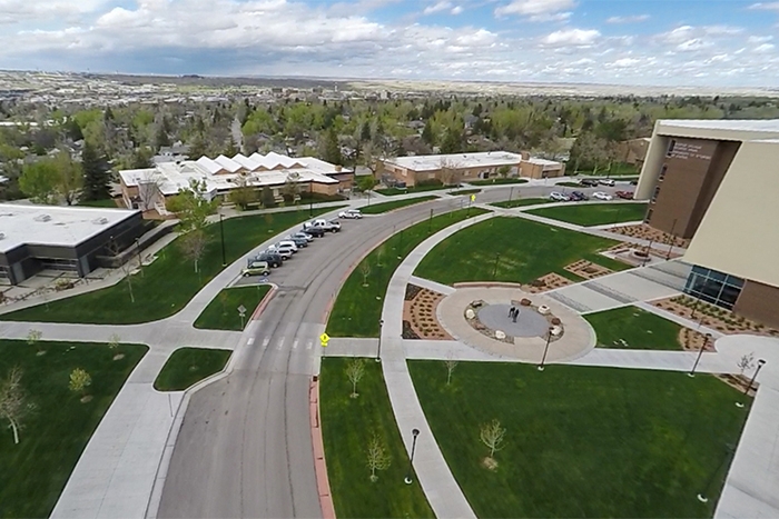 campus photo tour aerial